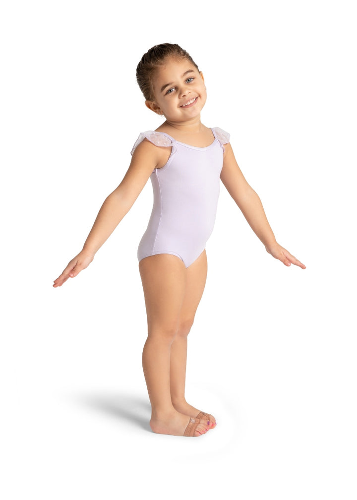 ON SALE Spot On Youth Flutter Sleeve Leotard (Lavender)