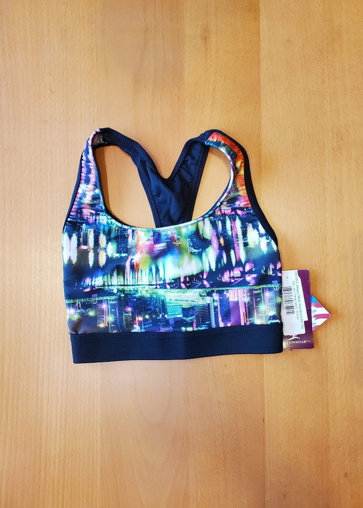ON SALE Strappy Mesh Racerback Bra Top