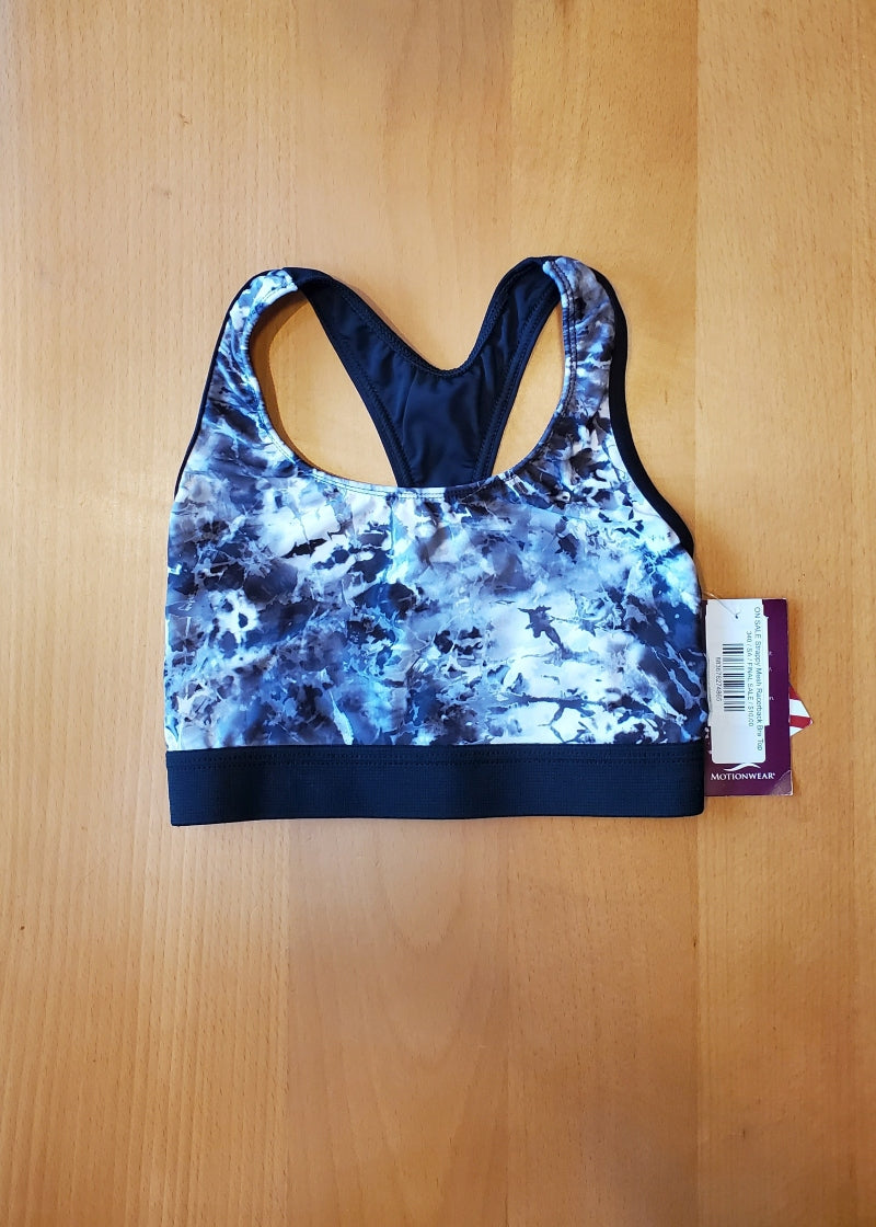 ON SALE Strappy Mesh Racerback Bra Top