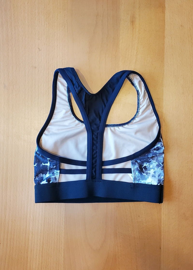 ON SALE Strappy Mesh Racerback Bra Top
