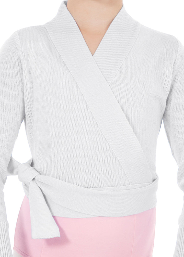 Soft Knit Ballet Wrap Sweater