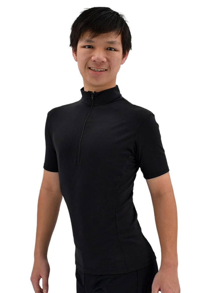 Kylo Zip Front T-Shirt (Black)