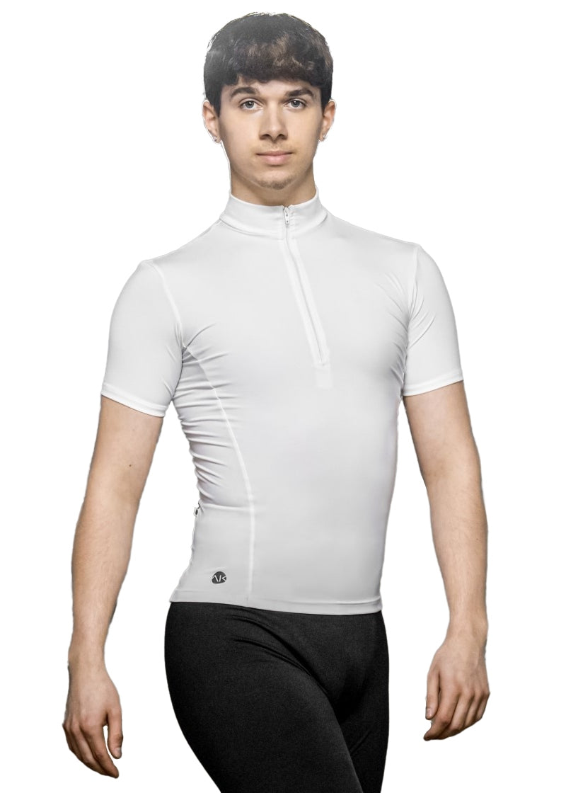 Kylo Youth Zip Front T-Shirt (White)