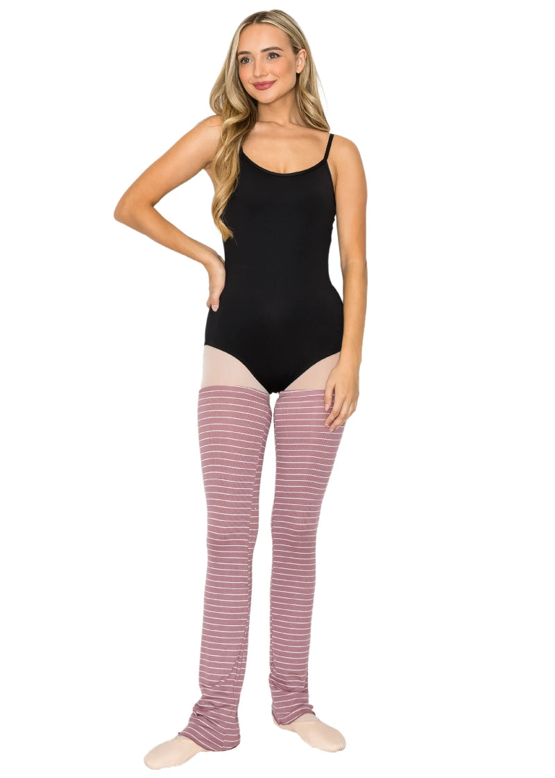 Bee Full-Length Legwarmers (Rose Pink)