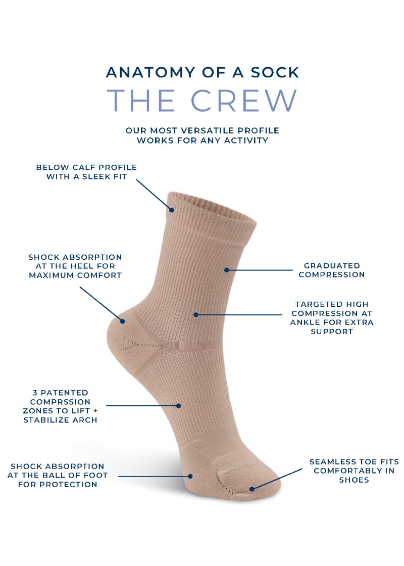 Performance Shock Crew Socks (Studio Essentials)