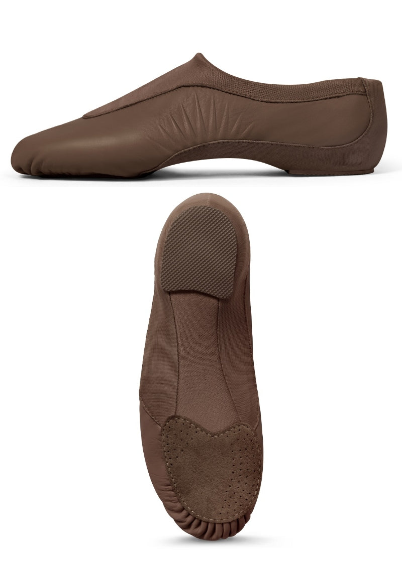 Pulse Leather Slip-On Jazz Shoe (Cocoa)