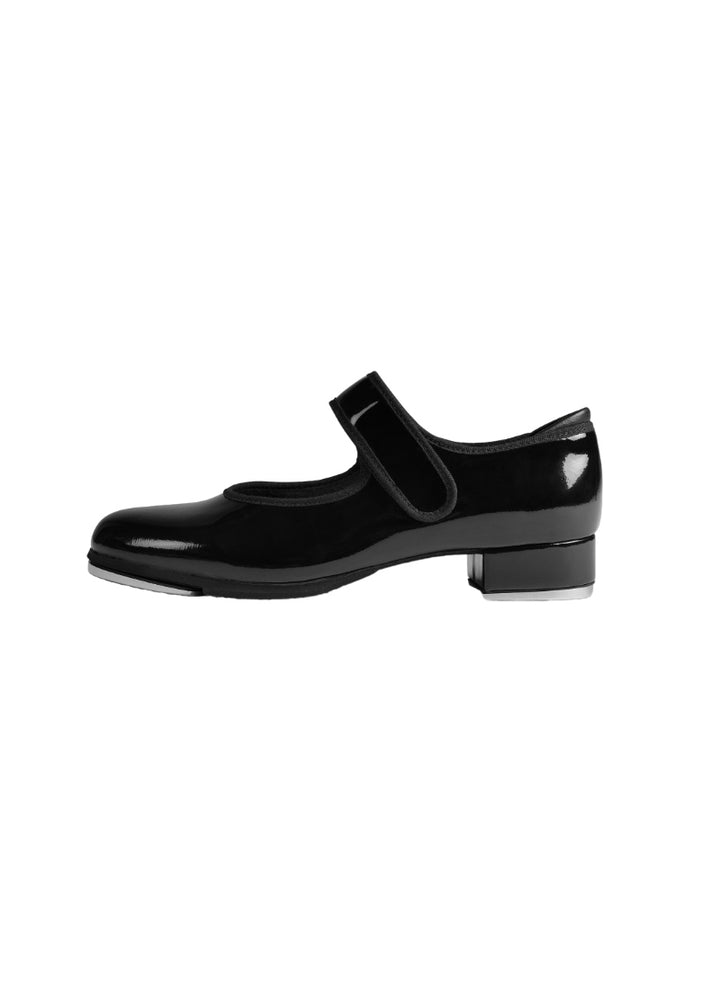 Allie Velcro Youth Tap Shoe (Black Patent)