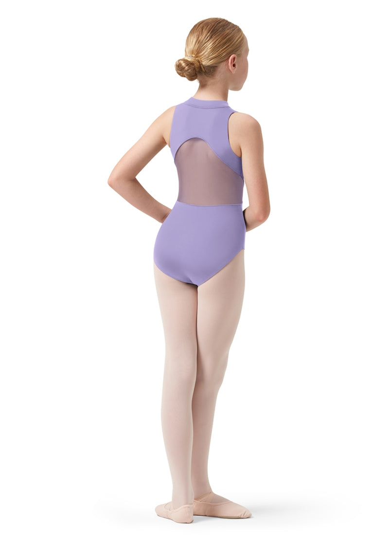 ON SALE Rose Vine Nyla Youth Zip Front Leotard (Lilac)