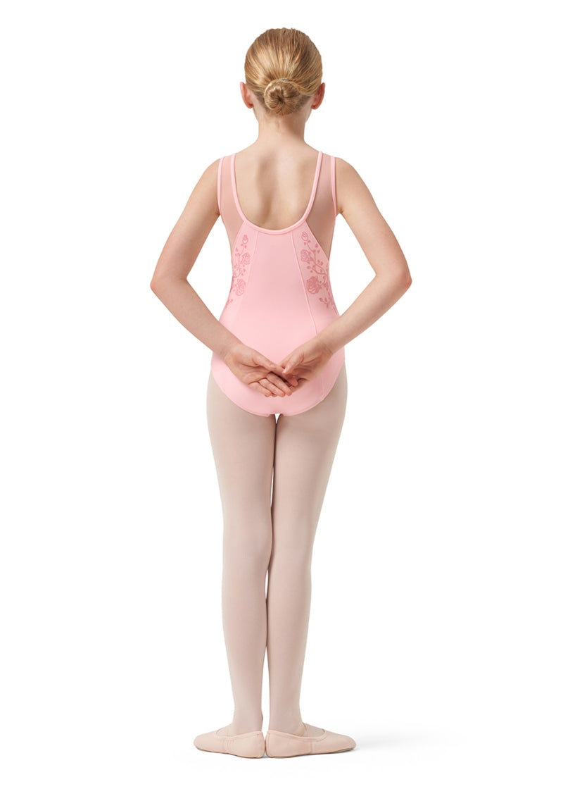 ON SALE Rose Vine Hannah Youth Tank Leotard (Candy Pink)