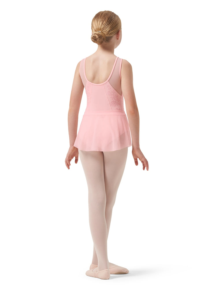 ON SALE Rose Vine Sage Youth Pull-On Skirt (Candy Pink)