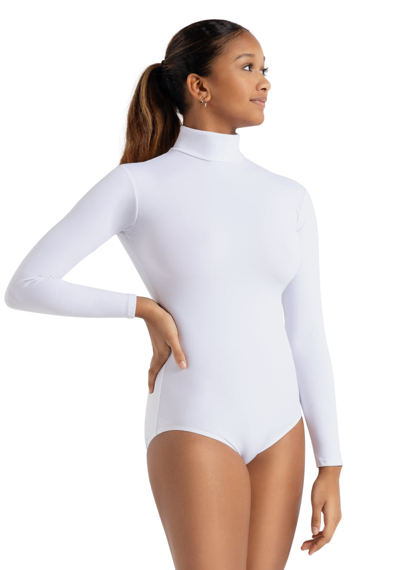 ON SALE Team Basics Turtleneck Youth Long Sleeve Leotard