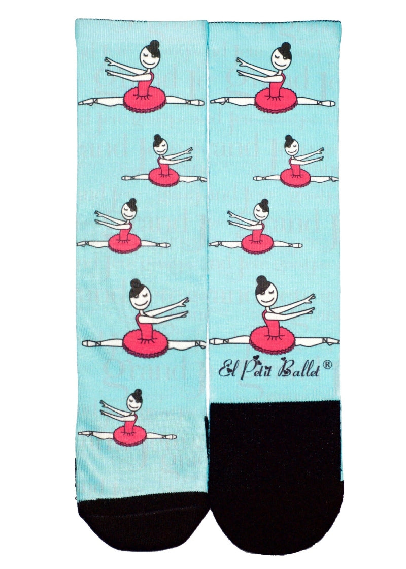 Grand Jeté Crew Socks – Allegro Dance Boutique - Main Image