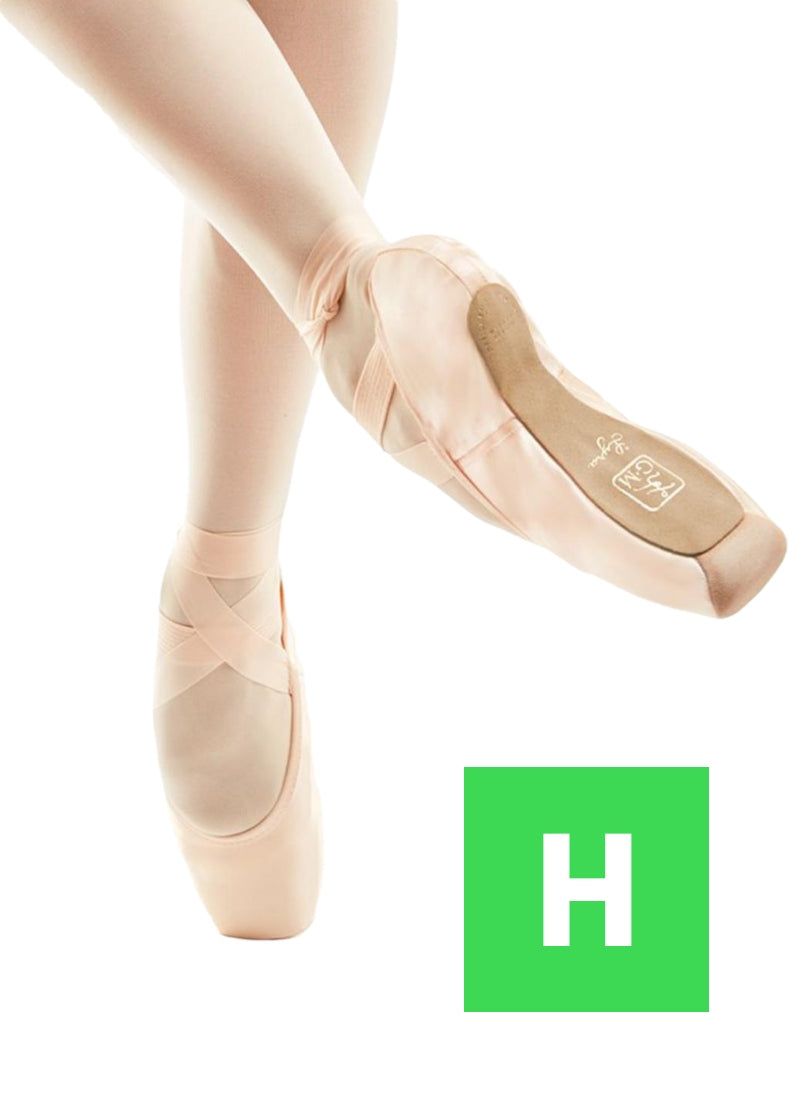 Lyra Sculpted Fit High Heel Pointe Shoe Pink (Hard)
