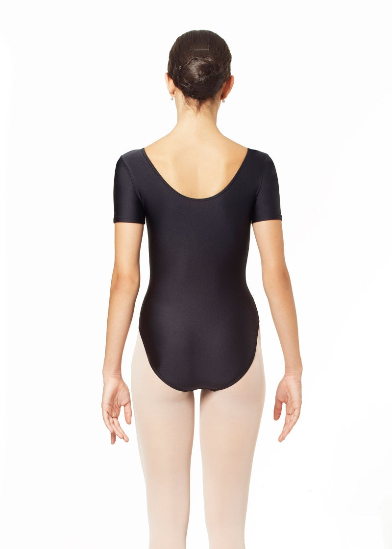 ON SALE Intermezzo Youth Short Sleeve Leotard (Black)