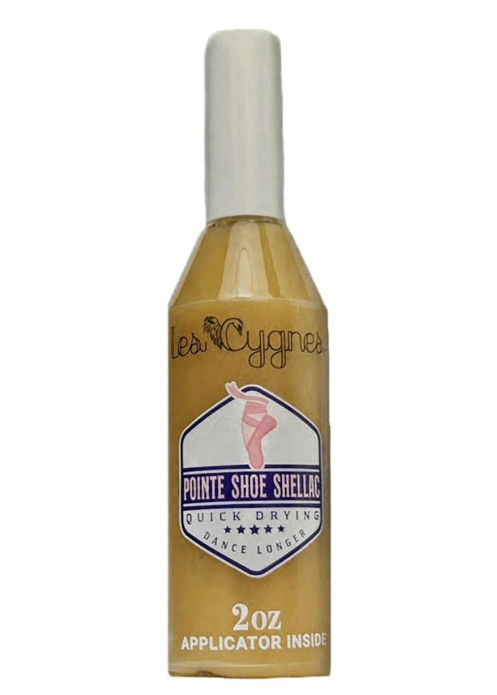 2 ounce bottle of Les Cygnes Quick-Drying Pointe Shoe Shellac