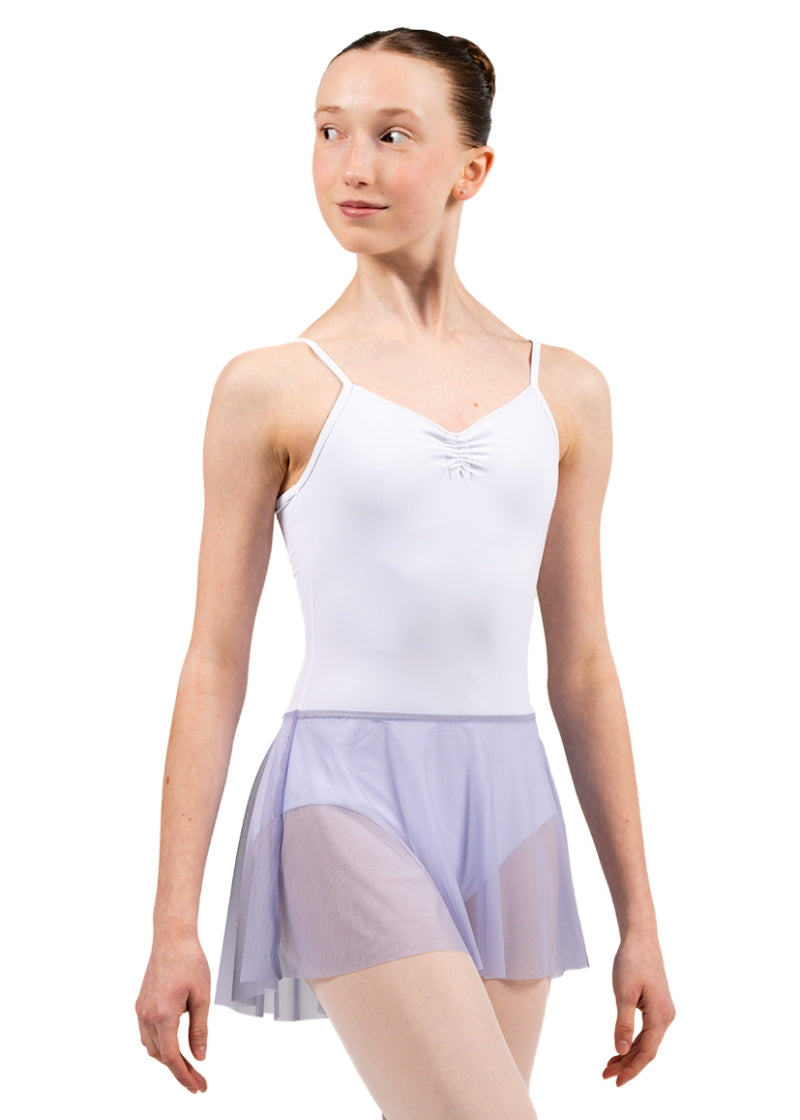 Nikolay lilac mesh pull-on skirt