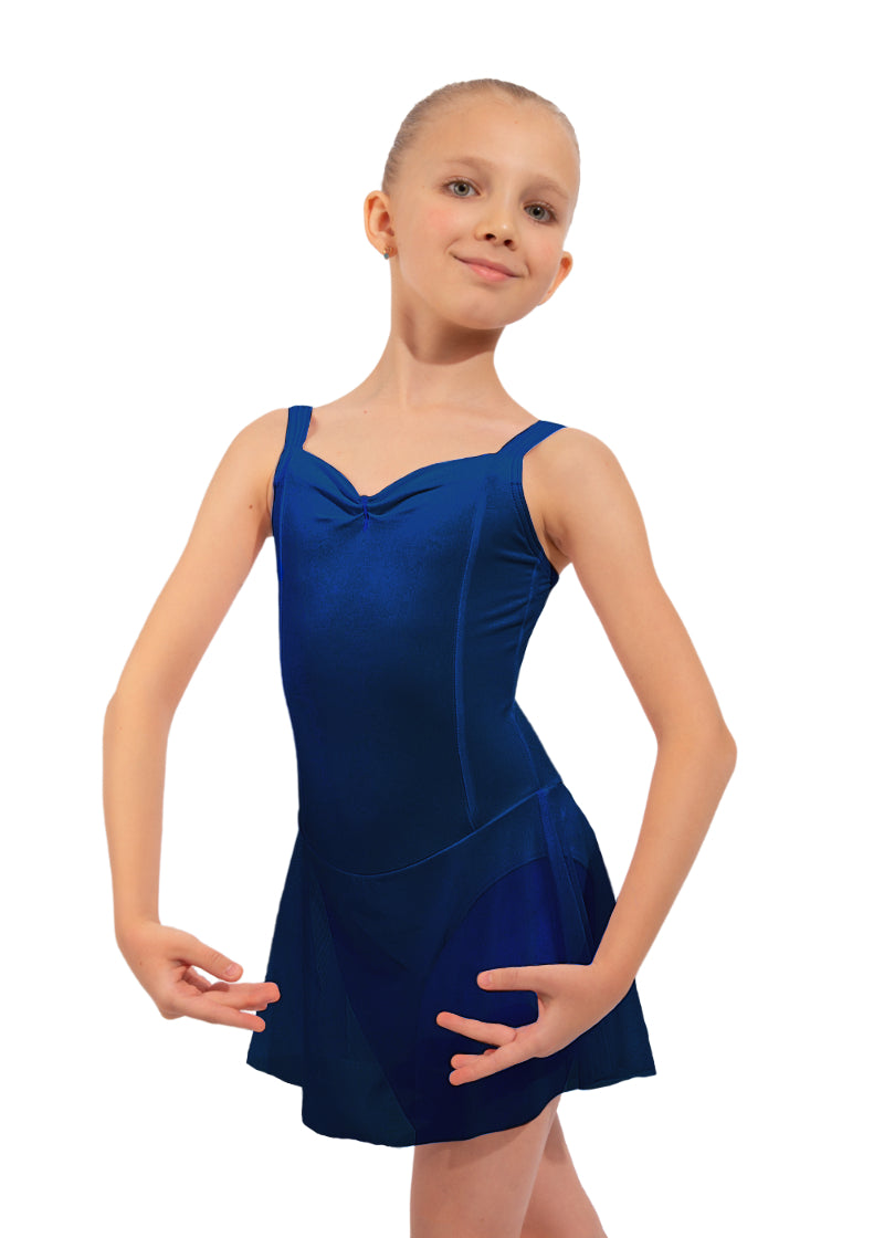 Little Emrald Youth Dance Dress (Light Navy) Youth 10/11 / Light Navy