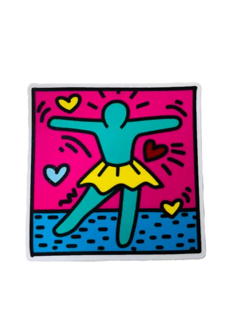 The Dancer Pop Art Sticker