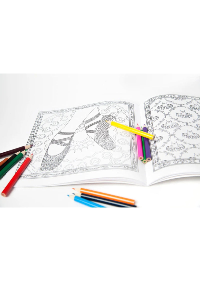 Sample page of Abundance coloring book.