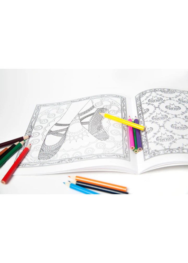 Sample page of Abundance coloring book.