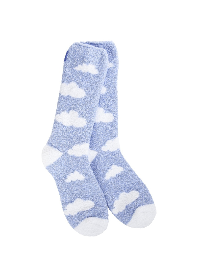 Cozy Cloud Crew Socks (Periwinkle)