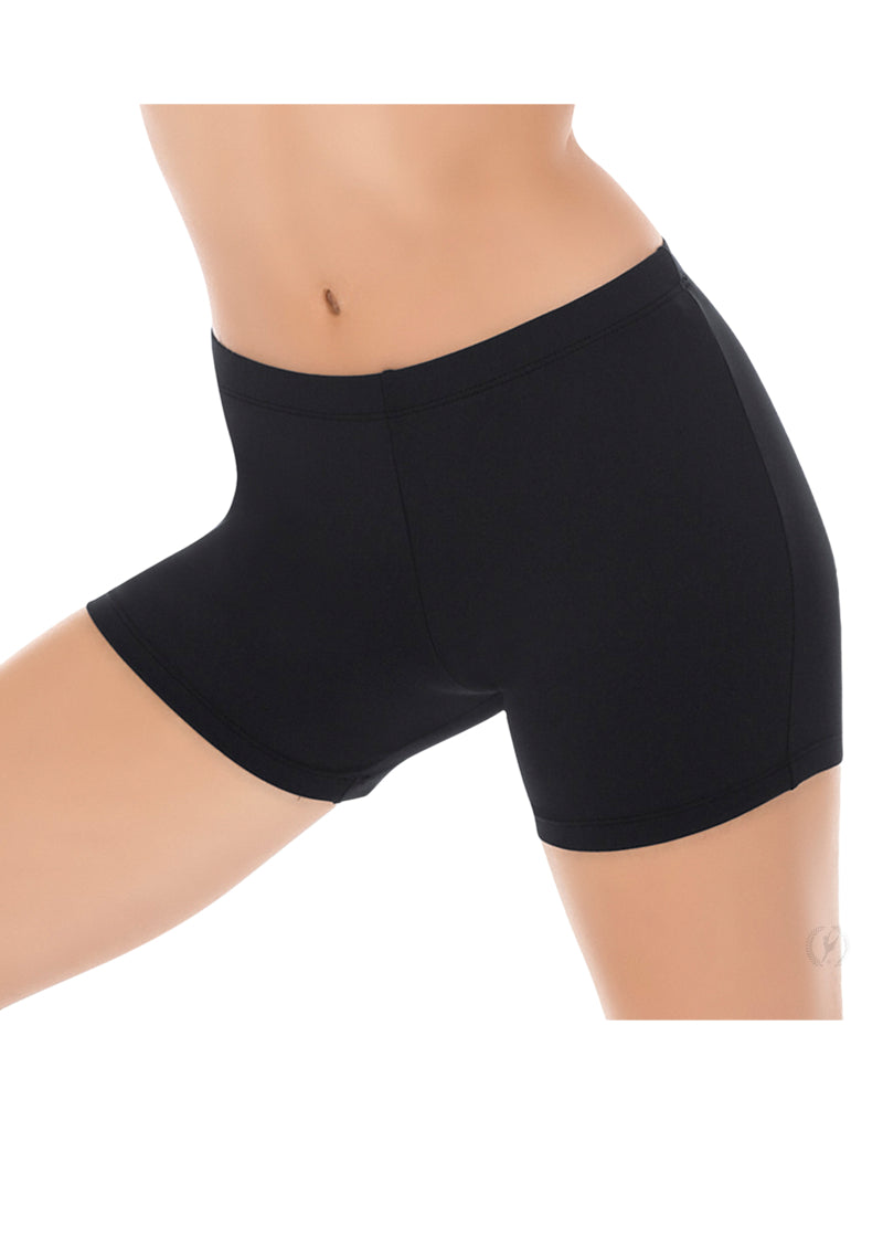 Eurotard microfiber bike shorts in black.