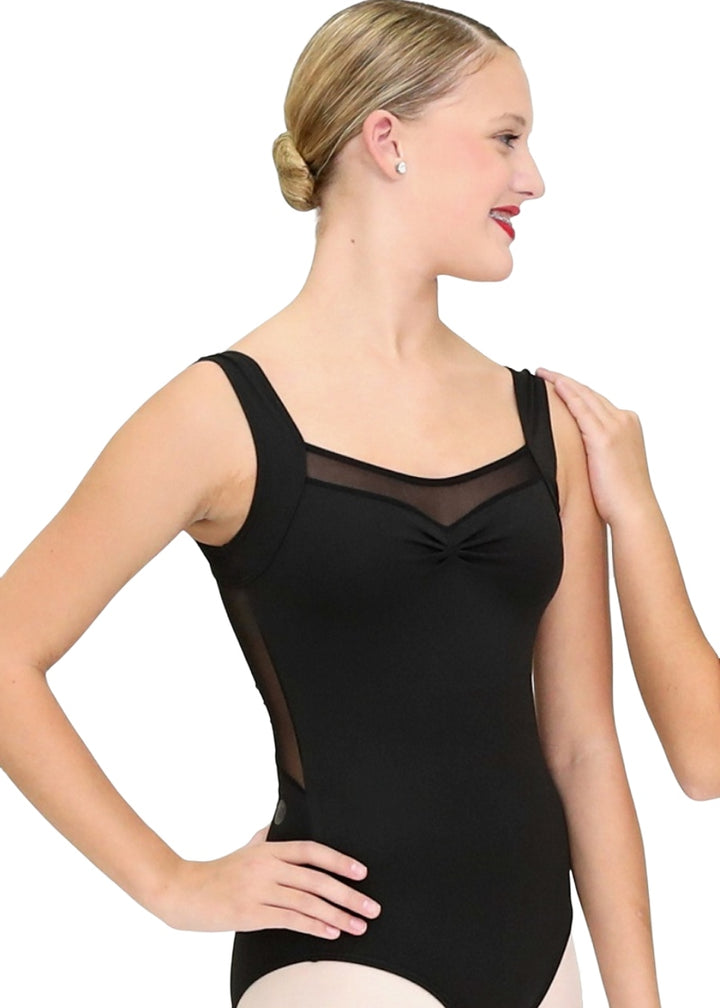 Chrissy Core Tank Leotard (Black)