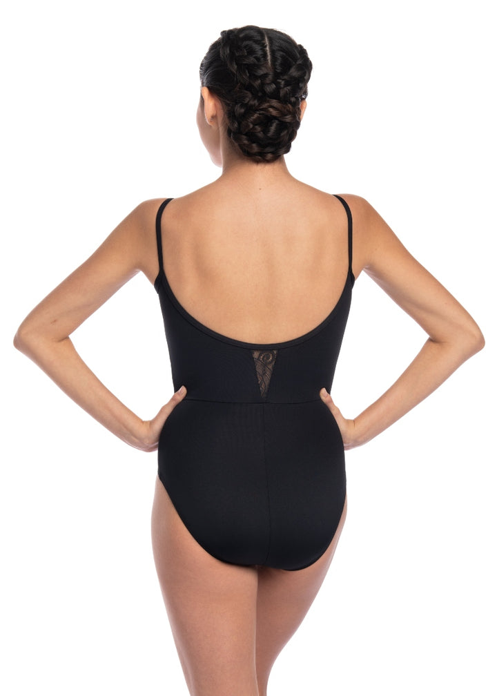 ON SALE Cassie Lola Lace Camisole Leotard (Black)