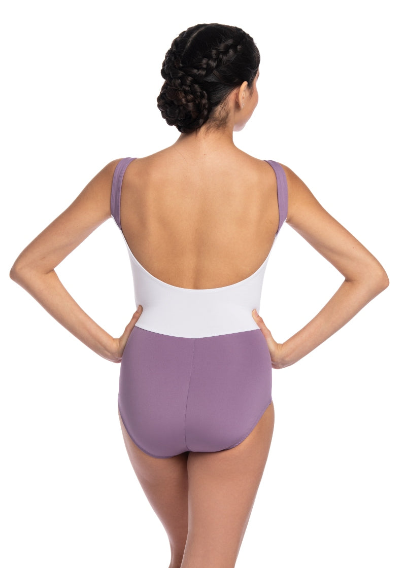 ON SALE Amelia Soft Fern Tank Leotard (Orchid)