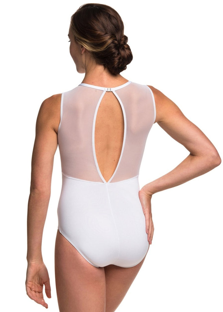 ON SALE Coco Kara Lace Tank Leotard (White)