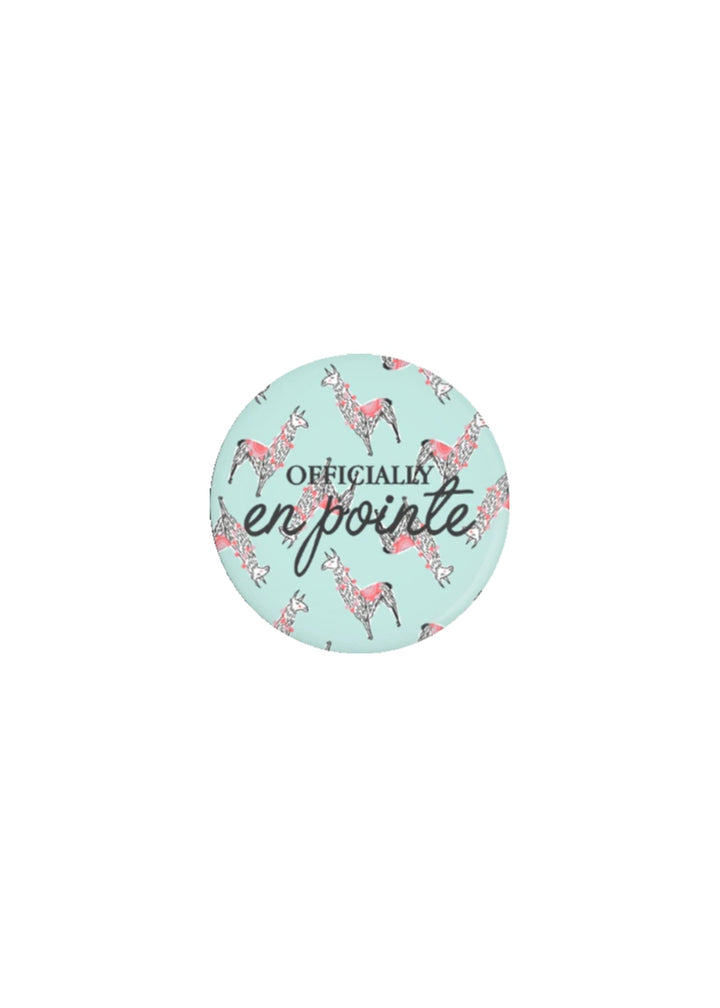 Officially En Pointe Pin-Back Button