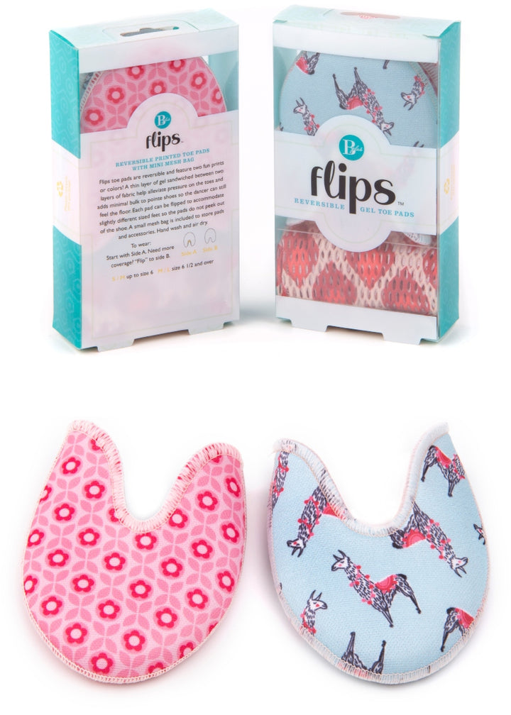 Flips Reversible Gel Toe Pads (Llama)