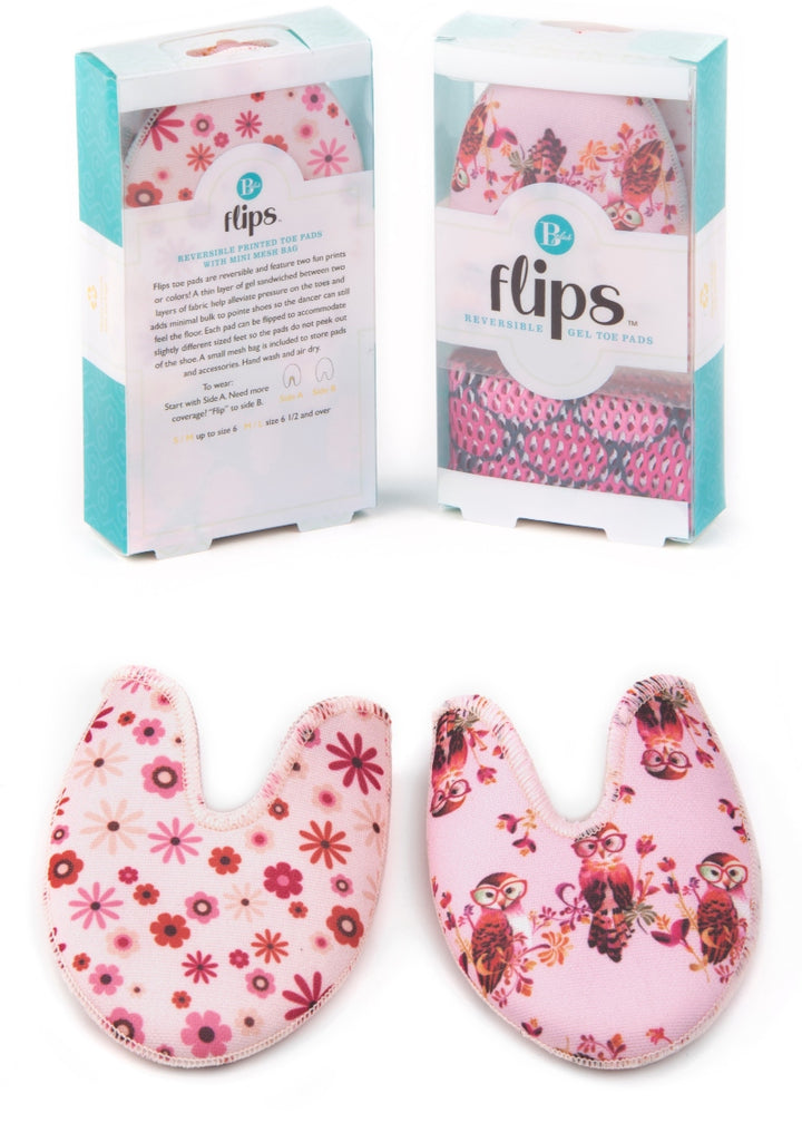 Flips Reversible Gel Toe Pads (Owl)