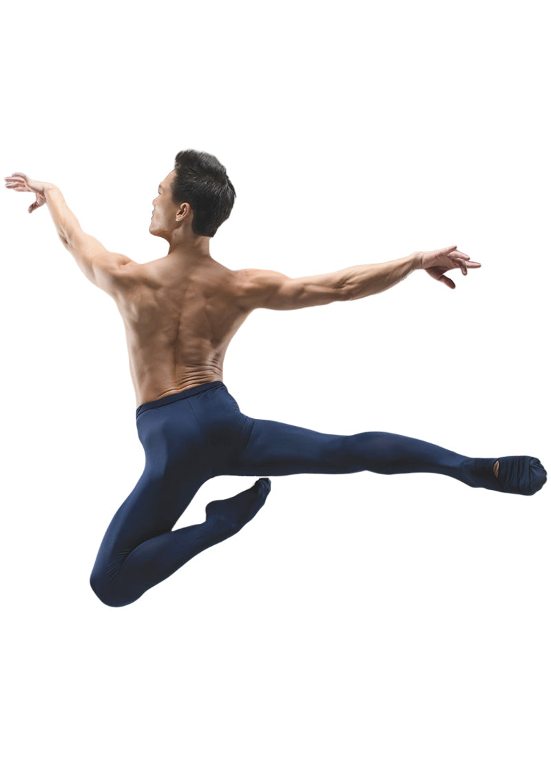 Ballet Rosa mens convertible tights in navy