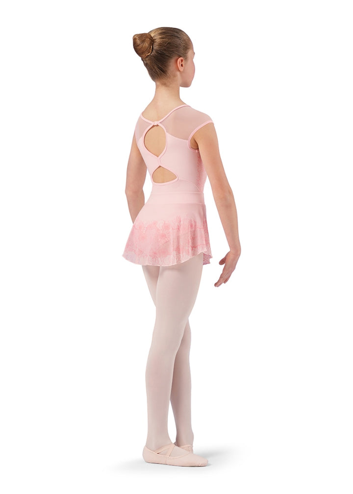 ON SALE Lace Print Youth Pull-On Skirt (Candy Pink)