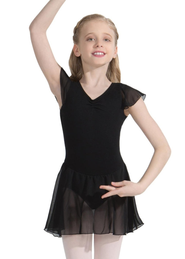 Flutter Sleeve Dance Dress