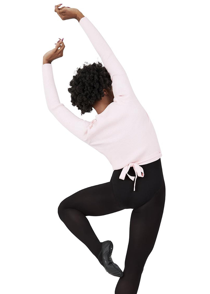 Harmonie Soft Knit Ribbed Wrap Sweater