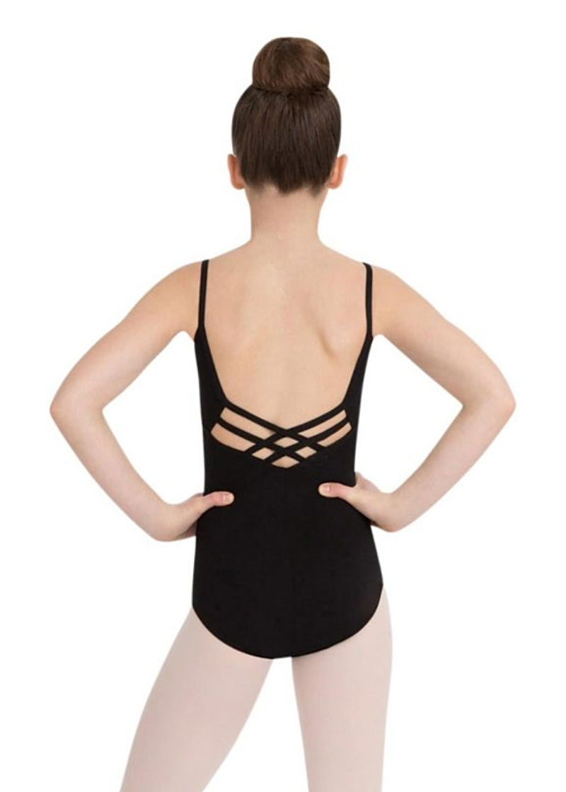 ON SALE Capezio Classics Cotton V-Neck Youth Camisole Leotard (Light Blue)