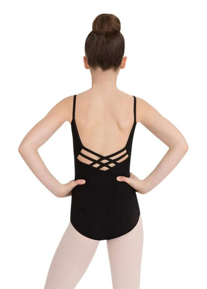 ON SALE Capezio Classics Cotton V-Neck Youth Camisole Leotard (Light Blue)