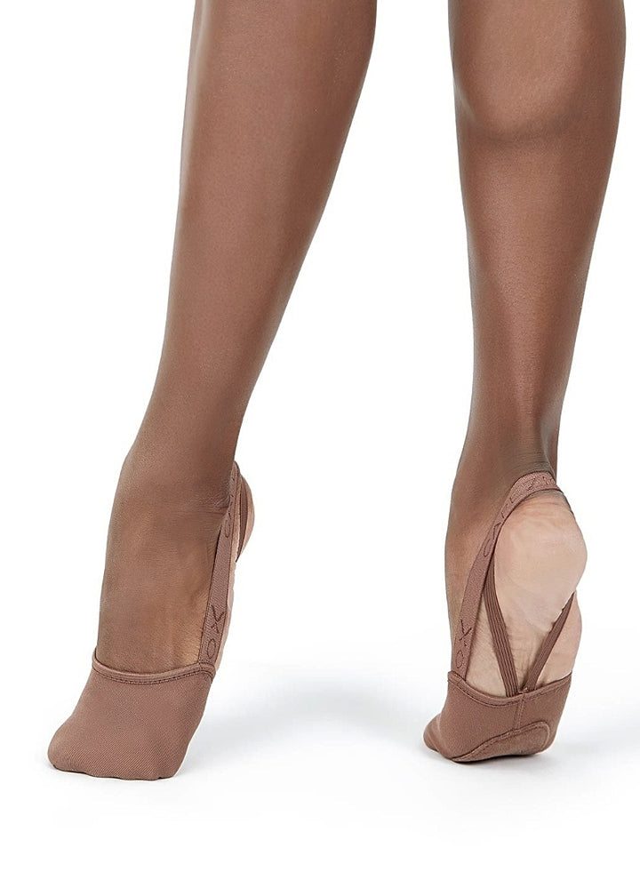 Hanami Pirouette Stretch Canvas Turn Shoe (Mocha)