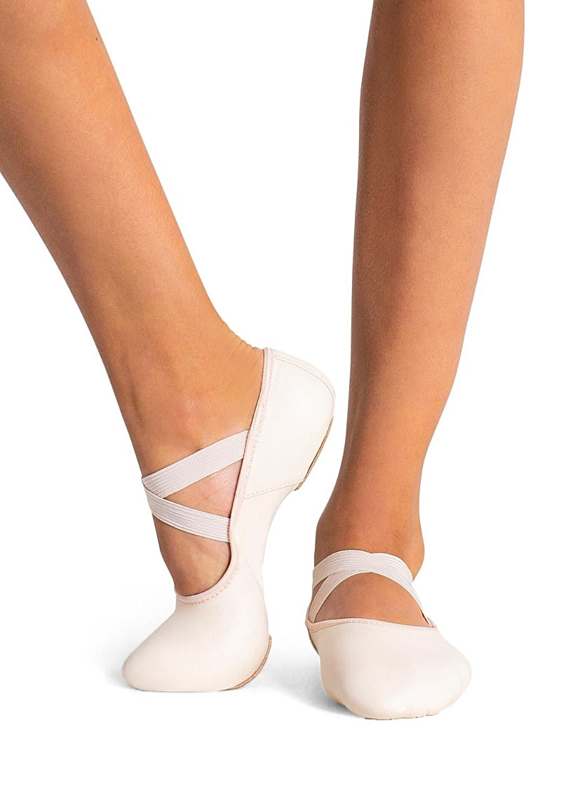 Hanami Youth Split-Sole Leather Ballet Shoe (Light Pink)