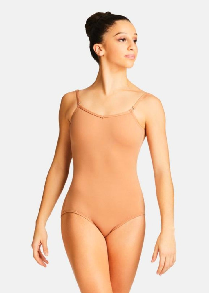 Team Basics Adj. Strap Camisole Leotard
