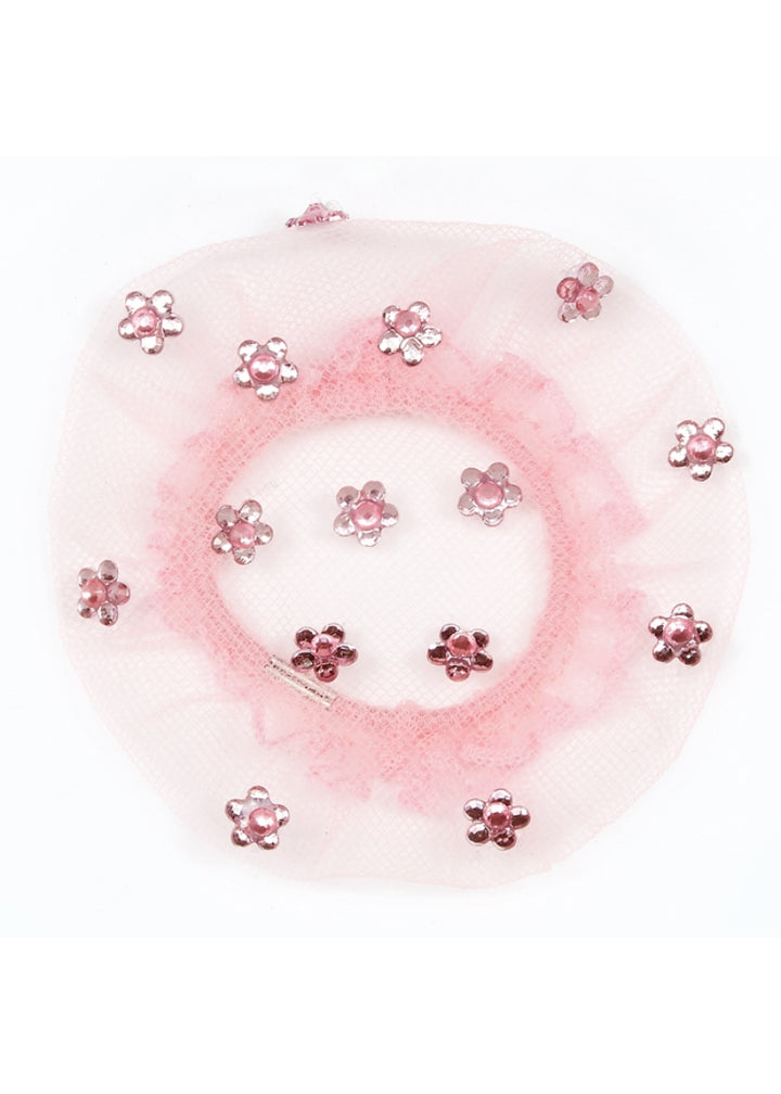 Jeweled Flower Bun Cover