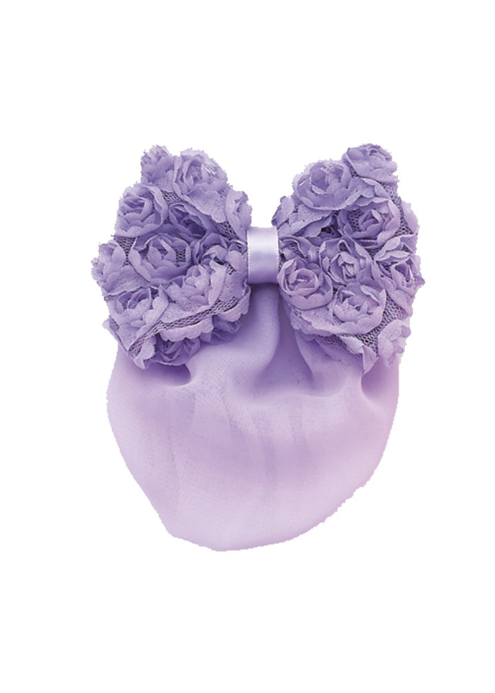 Rosettes Hair Bow w/ Bun Cover