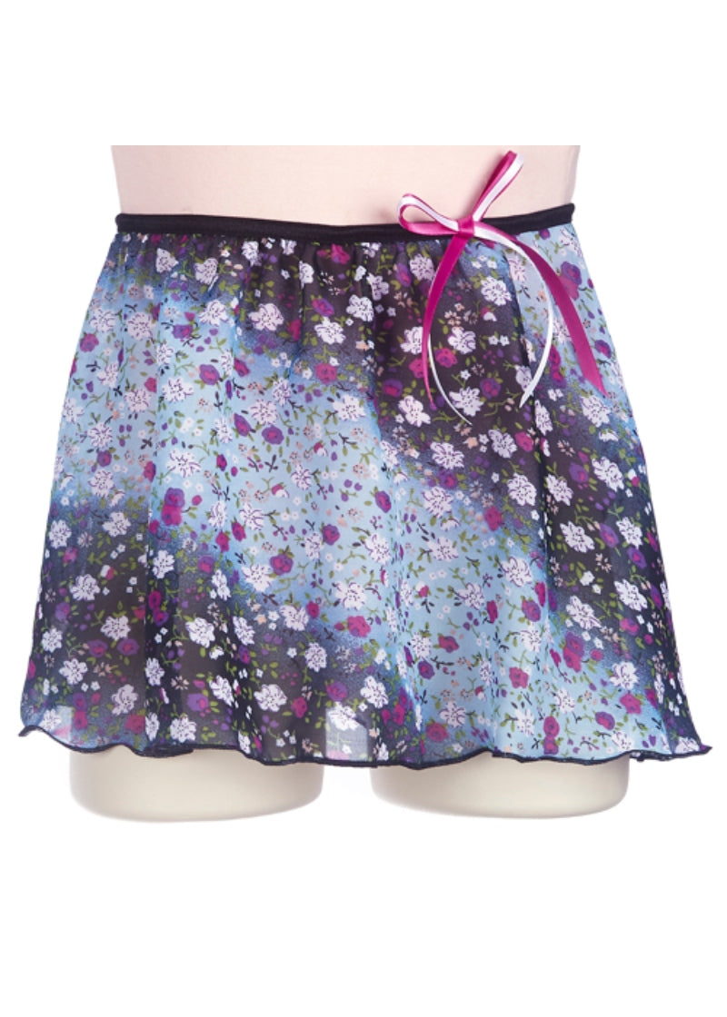 ON SALE Ombré Floral Youth Pull-On Skirt