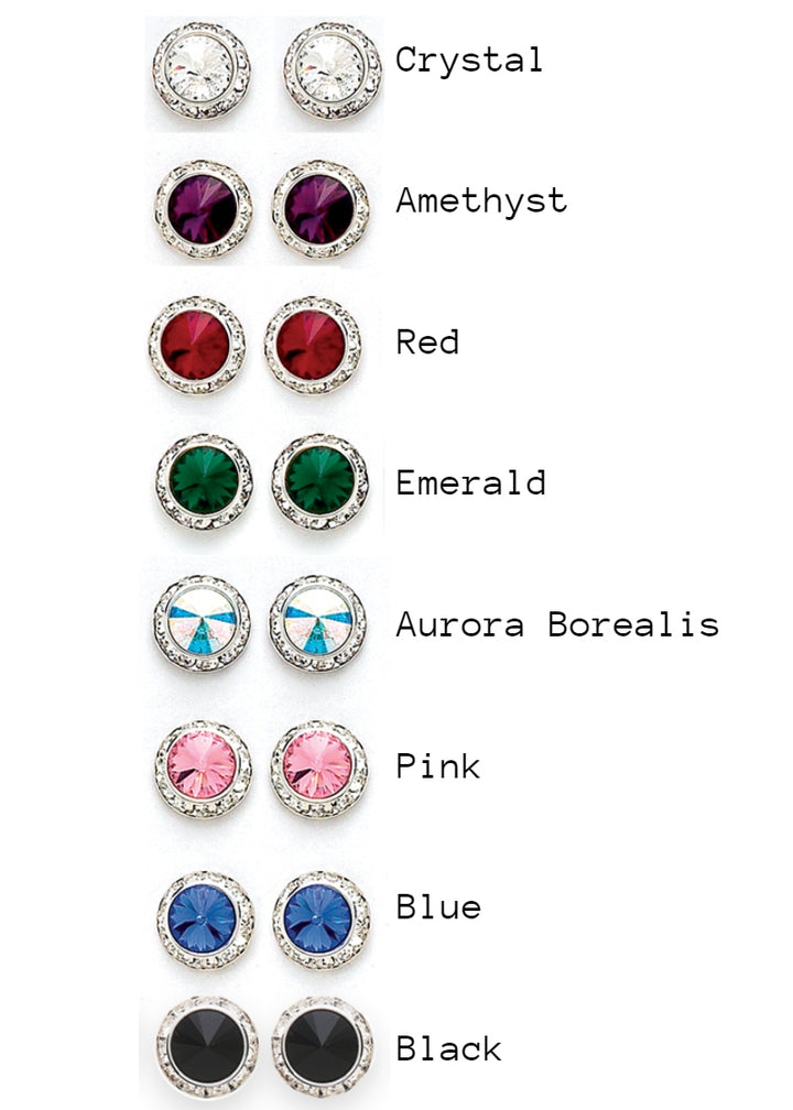 Preciosa Crystal Performance Stud Earrings