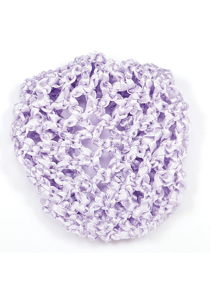 Satin Ribbon Crochet Bun Cover (Large)