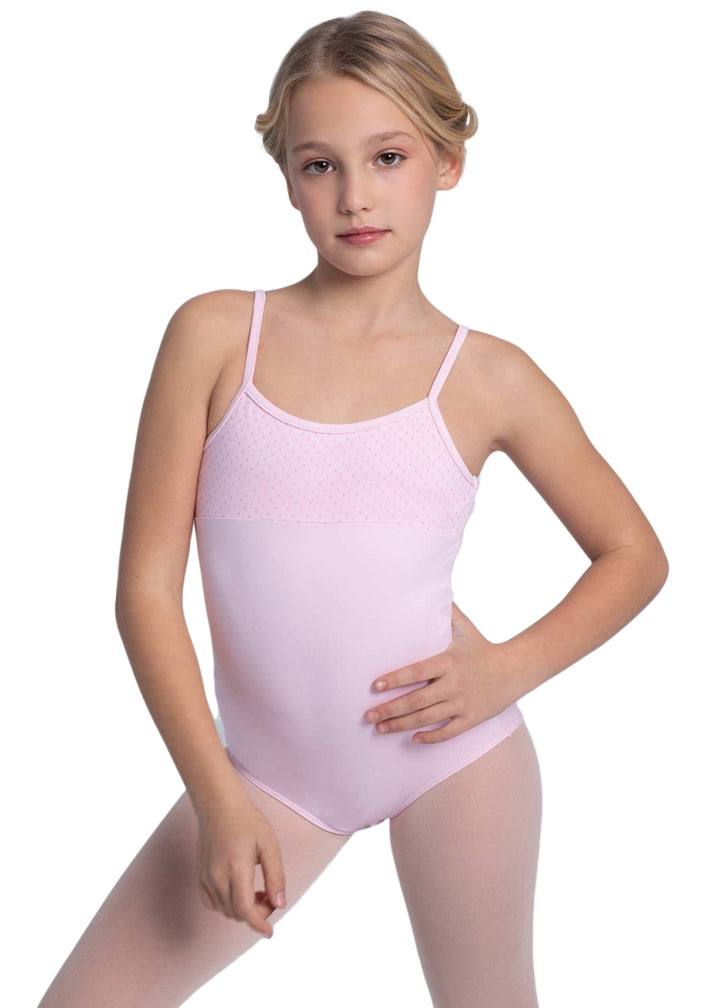 ON SALE Plumeti Mesh Youth Camisole Leotard