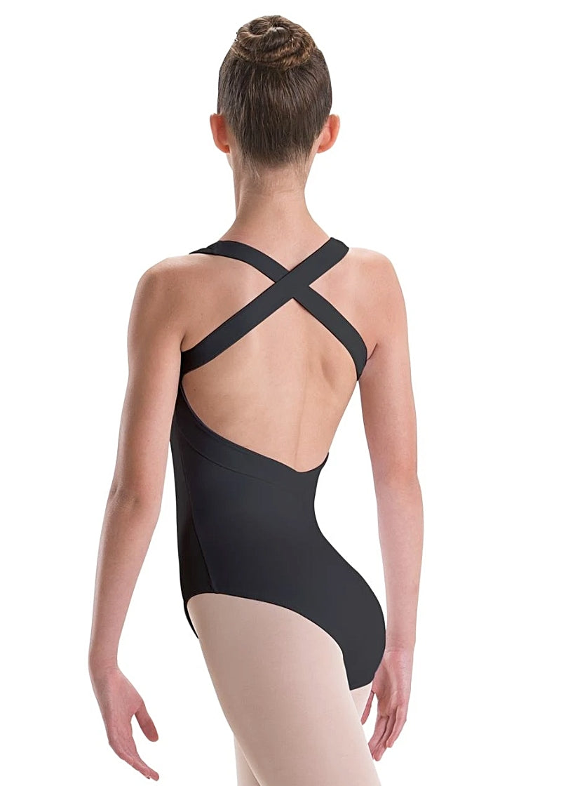 ON SALE X-Back Bandeau Halter Youth Silkskyn Leotard