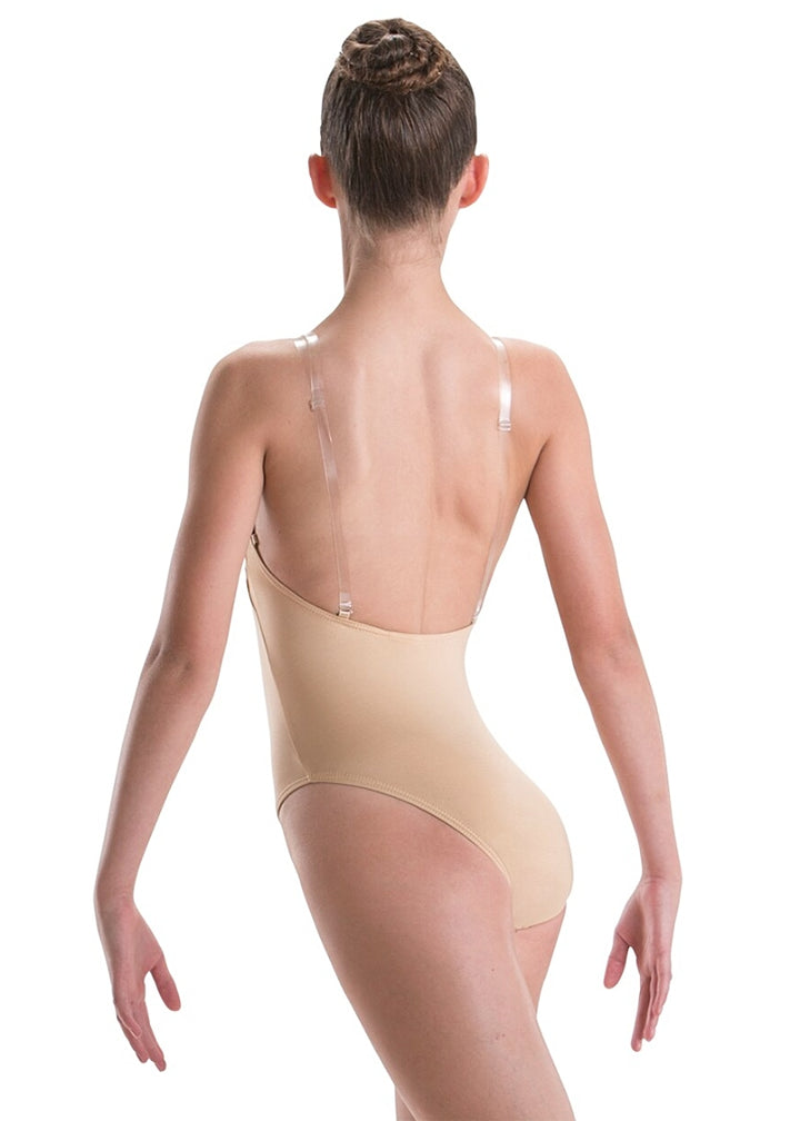 ON SALE V-Neck Camisole Leotard w/ Removable Cups